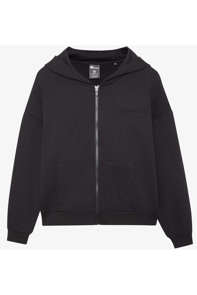 SKECHERS S242117 W Essential Full Zip Hoodie Sweatshirt Eşofman Üstü Kadın Ceket SİYAH