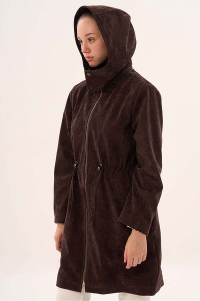 Veger Lining Overcoat with Zebra Print