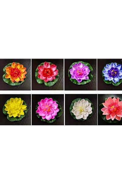 Vekorr 1 τεμ. Διακόσμηση Τεχνητό λουλούδι Lotus Αδιάβροχο Ζωντανό Χρώμα Λουλούδι Lotus