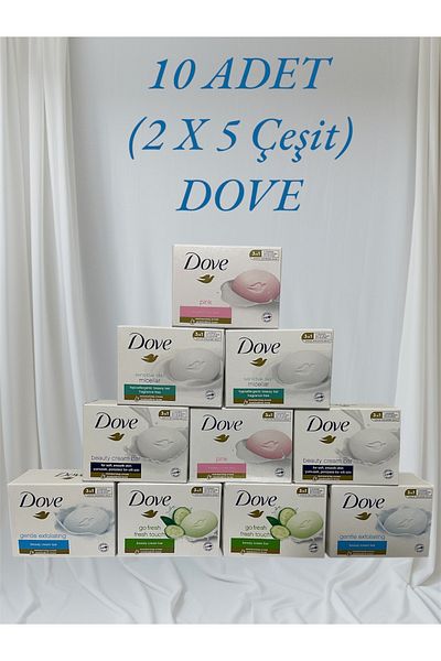 Dove 5-Type Dove Soap of 10