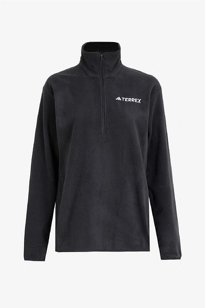 adidas Black Men's Zip-Up Regular Solid Fleece Sweatshirt Jx5057 Mt Ess Hz Fl