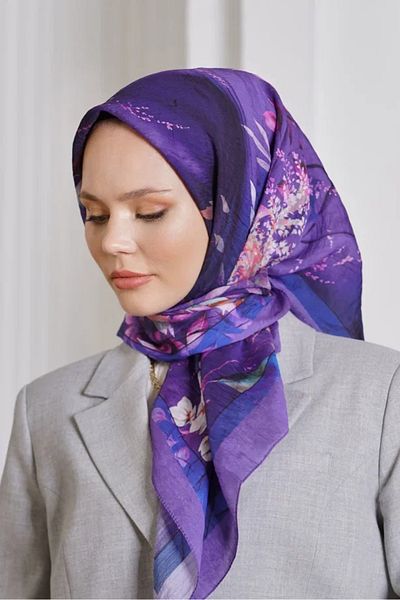 Loryan MÜRDÜΜ Loryan Scarf Diamond Flor Εσάρπα