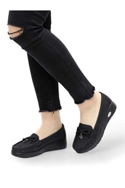 MİYA Pantofi de zi cu zi pentru femei, cu talpă anatomică, cu cataramă cu fun...