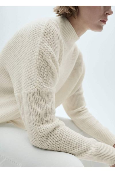 MANGO Woman 100% Wool Oversize Sweater