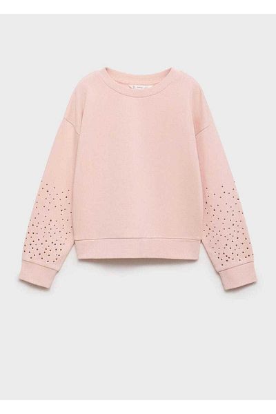 MANGO Kids Sweatshirt with Beading
