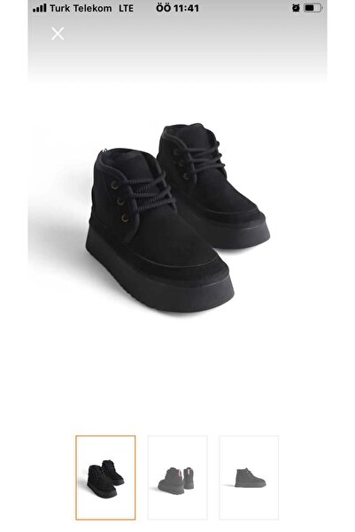 rabellashoes rabella kalın taban çocuk siyah renk  ug ayakkabı