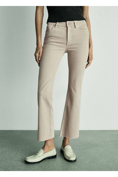 MANGO Woman Παντελόνι Sienna Flare Crop Jean