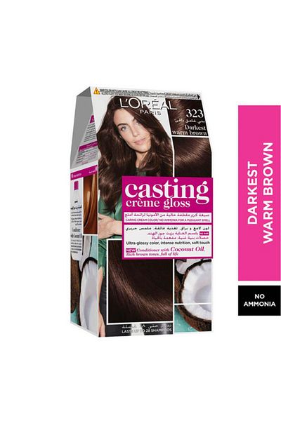 L'Oreal Paris Casting Crème Gloss 323 Darkest Warm Brown