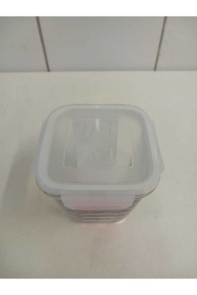 LAV Feyzade 700Cc Fresco Glass Storage Container with Lock - 1 Piece
