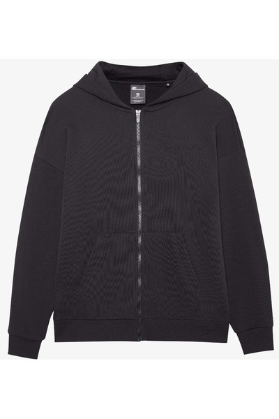 SKECHERS S242112 M Essential Full Zip Hoodie Φούτερ Φούτερ Ανδρικό μπουφάν ΜΑΥΡΟ