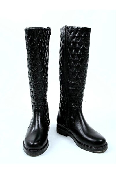 MaisonStanbul Kapitone Hakiki Deri Çizme