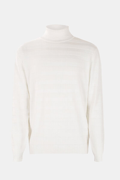 W Collection EKRU BALIKÇI YAKA TRİKO