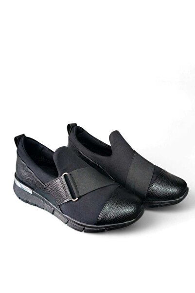 MİYA Pantofi de damă din material elastic cu bandă de piatră, cu detalii anat...