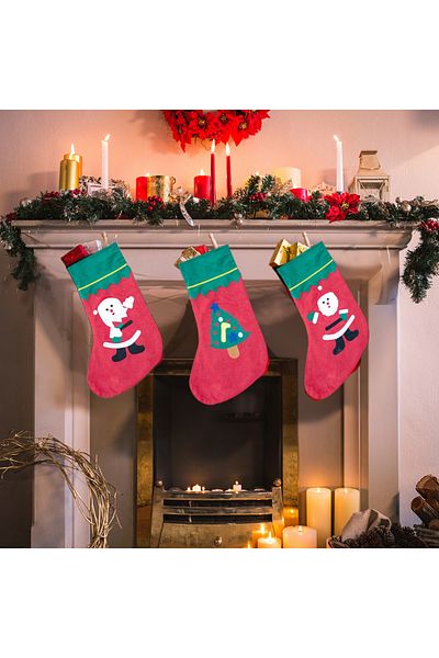 Kika Christmas Decor Wish Socks 3 Pieces