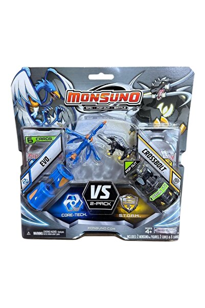FEN TOYS Orijinal Monsuno Figür Evo Ve Crossbolt 2 Figür 2 Kart 1 Fırlatıcı B...