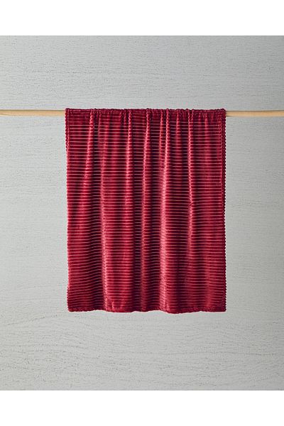 English Home Claret Red Cozy Oasis Supersoft Tv Blanket - 120X160 cm