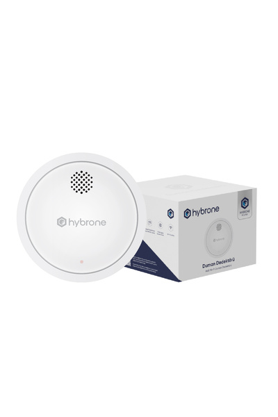 Hybrone Wifi Akıllı Duman Dedektörü | Sesli Işıklı Alarm, Anlık Uygulama Bild...