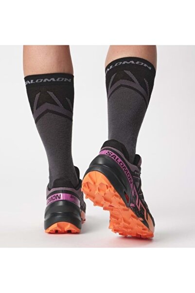 Salomon سبيدكروس 6 جي تي إكس جور-تكس ® أحذية رياضية للجنسين للاستخدام الخارجي باللون الأرجواني