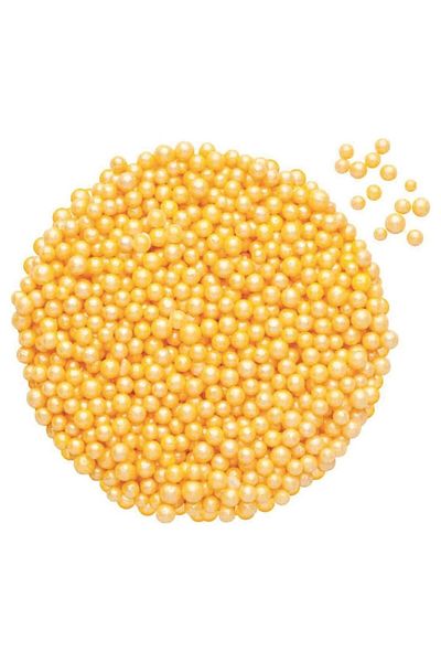 Dr. Gusto 2 mm Beads 100 Gr Gold