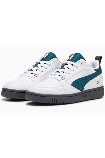 Puma 397941-01 Rebound V6 Lo Mid 90S Jr Unisex Sports Shoes White
