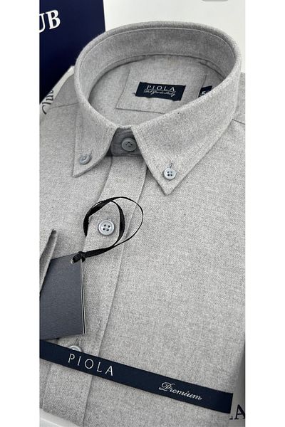 Piola Club Зимна мъжка риза Slim Fit