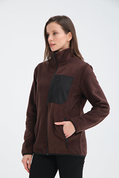 Store TAM FARMUARLI 5 CEPLİ KADIN POLAR CEKET