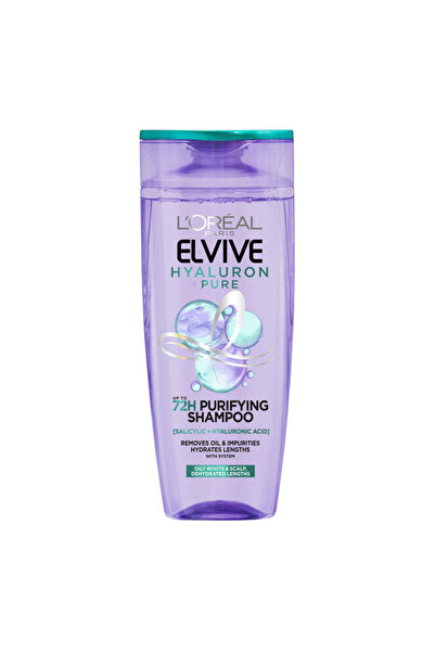 L'Oreal Paris Elvive Hyaluron Pure Salicylic Acid Clarifying Oily Scalp Shamp...