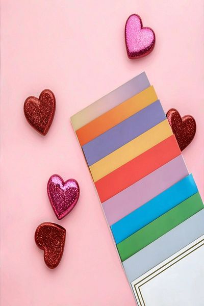 Emtory Home 100 Colored Blank Note Cards - Business Cards - Double-Sided Thick Cards - Note Tags - 9 X 5.5cm