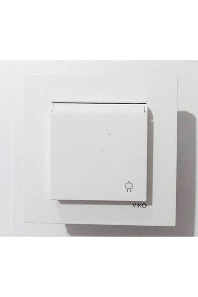 VİKO Viko Karre White Covered Socket (12 Pcs)