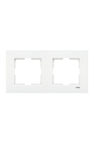 VİKO Viko Karre White Double Frame (10 Pcs)