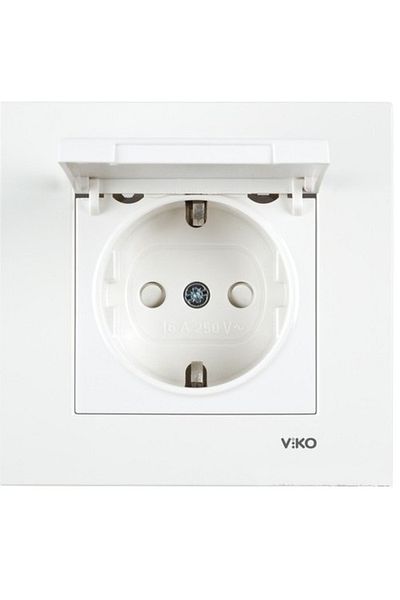 VİKO Viko Karre White Covered Socket (12 Pcs)