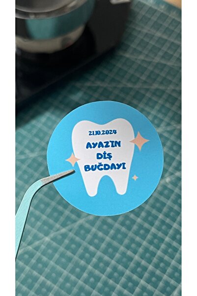 arl etiket tasarım dijital baskı merkezi Diş Buğdayı Etiketi 4x4 53 Adet erke...