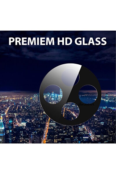 m.tk moveteck Xiaomi Redmi 14C Compatible Camera Lens Protector Glass with Black Frame Tempered Lens Protection Glass 3D Case