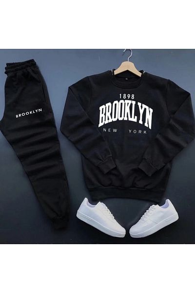 YOHO SPORT Σετ αθλητικές φόρμες Unisex Jr εμπριμέ φούτερ-βαμβακερές χειμερινές φόρμες σετ 2 σετ