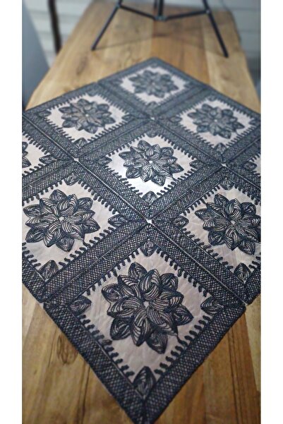 Neweste مفرش طاولة مربع 95/95 سم - عداء منسوج من التول