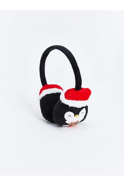 LC Waikiki ACCESORII LCW Căști de pluș pentru băiat cu figurină pinguin