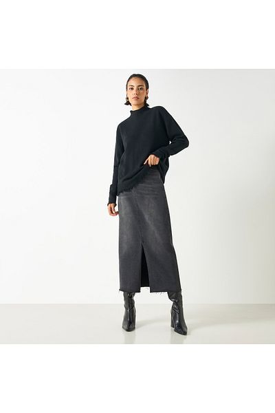 2Xtremz Textured High Neck Sweater with Long Sleeves