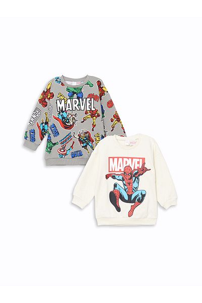 LC Waikiki Chlapecká mikina s potiskem Lcwk Spiderman 2dílná