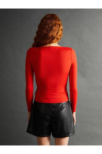 LC Waikiki Lcw Vision Asymmetrical V-Neck Women's Blouse