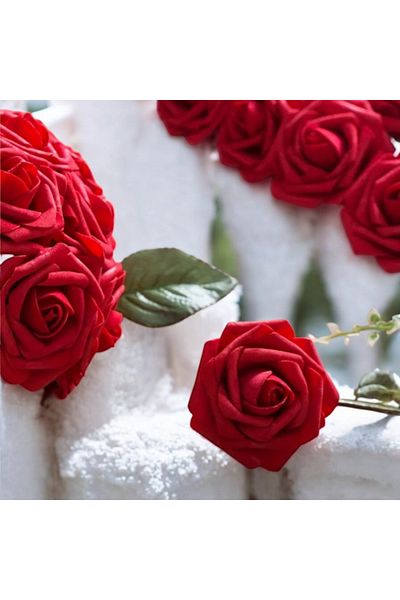 ÇEÇEN HOME Δώρο για τα αγαπημένα σου Μπουκέτο I Love You με 5 κόκκινα τεχνητά τριαντάφυλλα