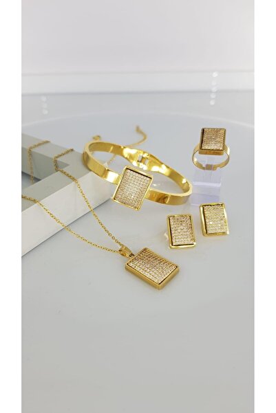 SONES Lucky Çelik Takı Seti Sns30 Sevgiliye Hediye Nişan Doğumgünü Kolye Küpe...