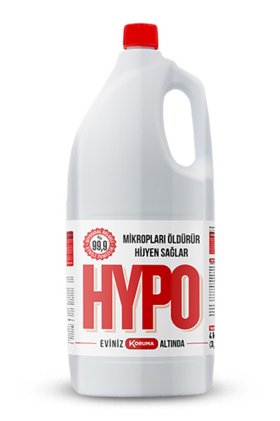 Hypo Çamaşır Suyu 4 Litre | Güçlü Hijyen ve Maksimum Temizlik