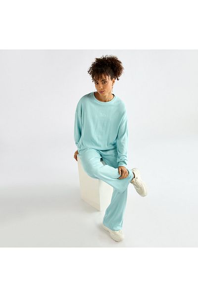 FAV Textured Long Sleeves T-shirt and Pants Set