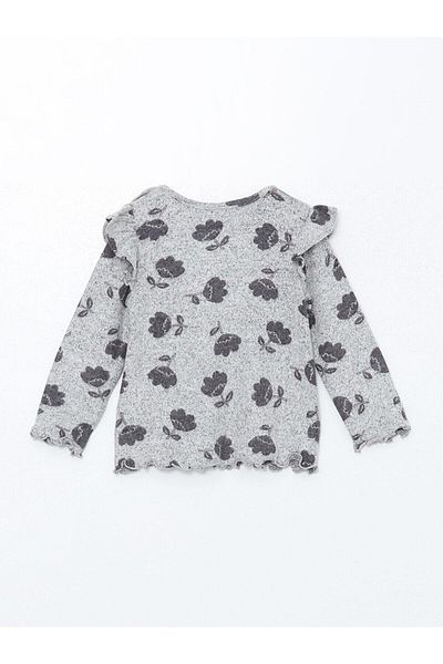 LC Waikiki LCW Baby-Babykragen, ärmellose Bluse mit Blumenmuster für Mädchen
