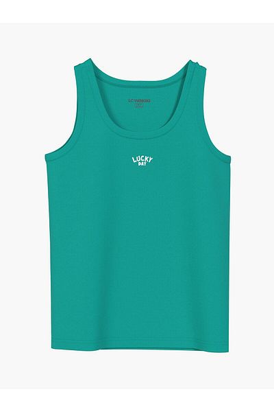 LC Waikiki Tricou pentru bărbați LCW Kids, albastru, verde, cu gâtul turn, 2 piese