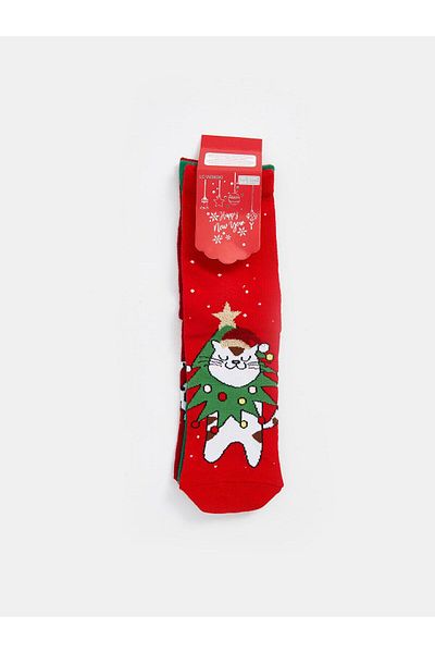 LC Waikiki LCW Kids New Year Themed Girl's Socks 3-Piece