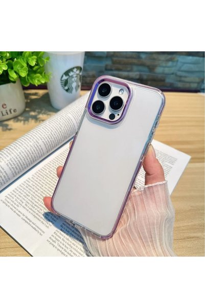 EDELFU iPhone 14 Pro Non-Yellowing Camera Surrounds Metal Protective Deep Pur...