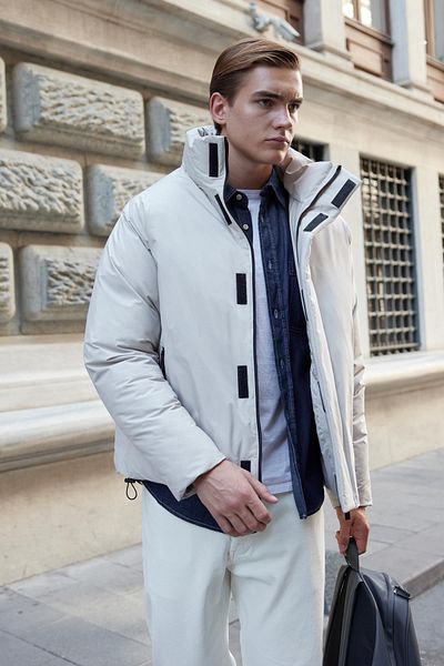 Danger Ανδρικό πέτρινο μπουφάν Oversize