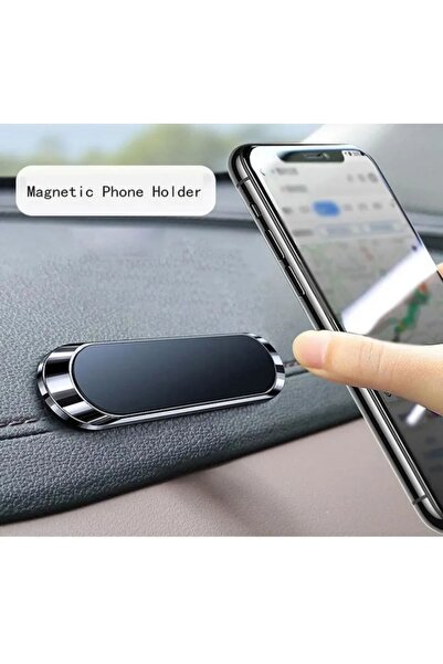 yumax Çok Amaçlı Manyetik Telefon Tutucu Siyah Güçlü 6 Mıknatıslı