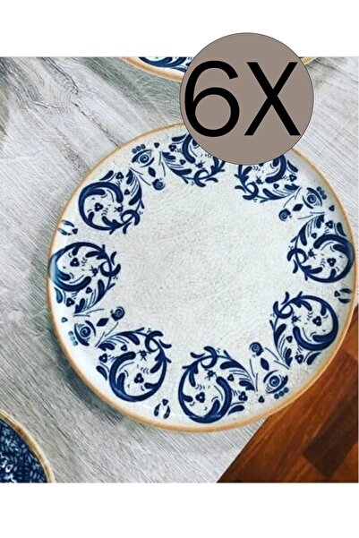 Bonna Porselen Bonna Viento Series 27 Cm Serving Plate Set of 6